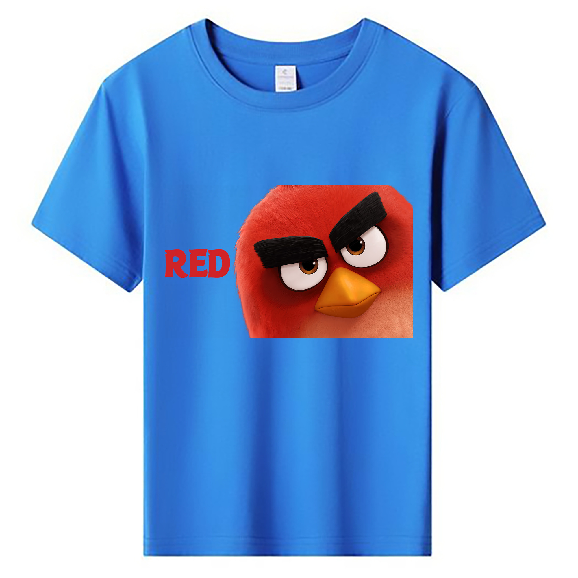 （画像用） Angry Birds アングリーバード 綿100％キッズTシャツ（フロントプリント）